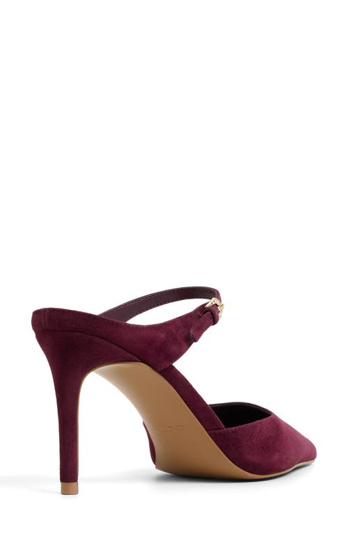Aldo Sidnney Pointed Toe Pump In Burgundy