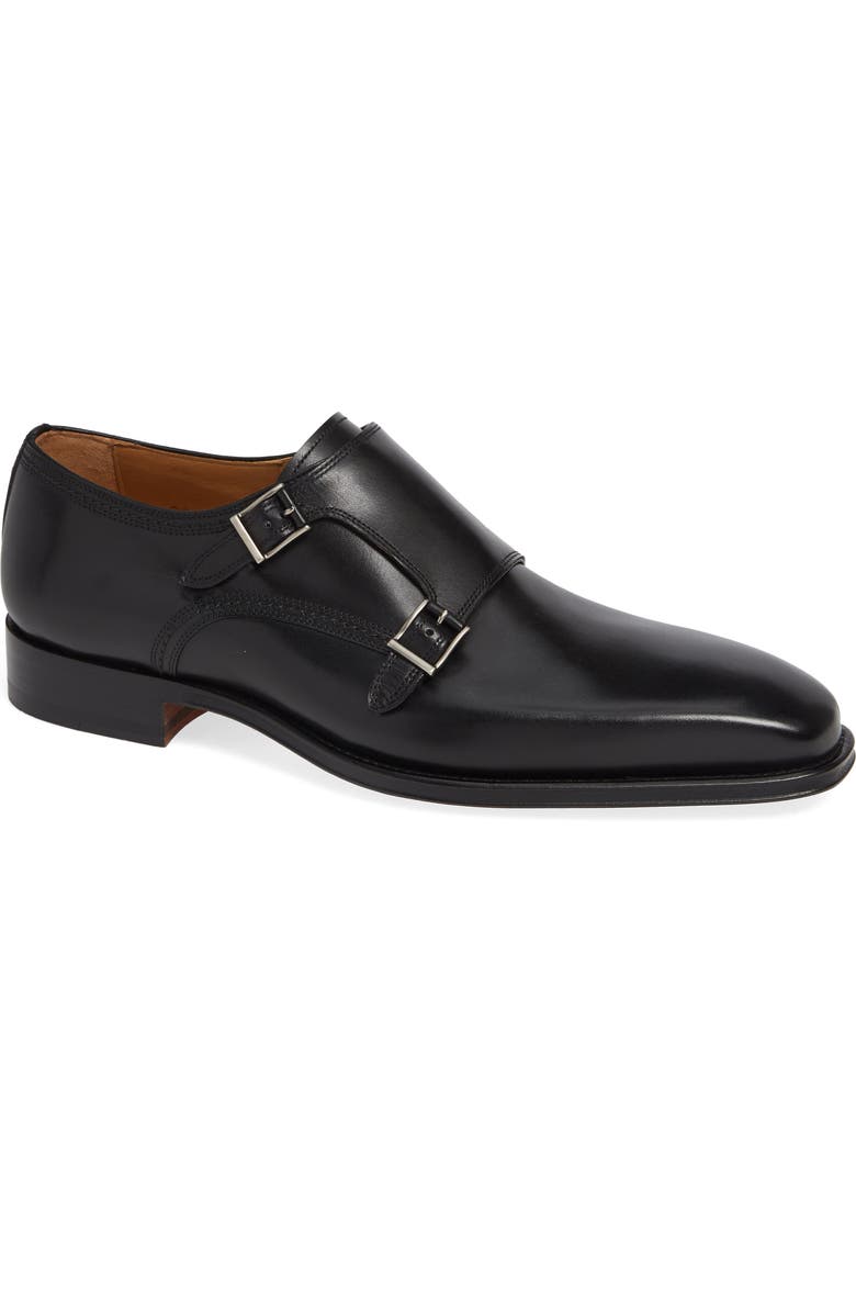 Magnanni Landon Double Strap Monk Shoe, Main, color,