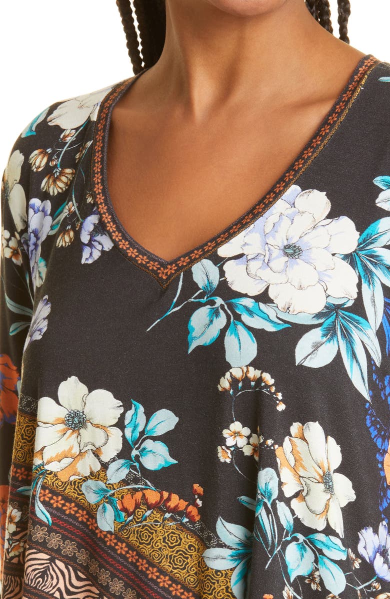 Johnny Was Golden Spring Favorite Floral Top, Alternate, color, 