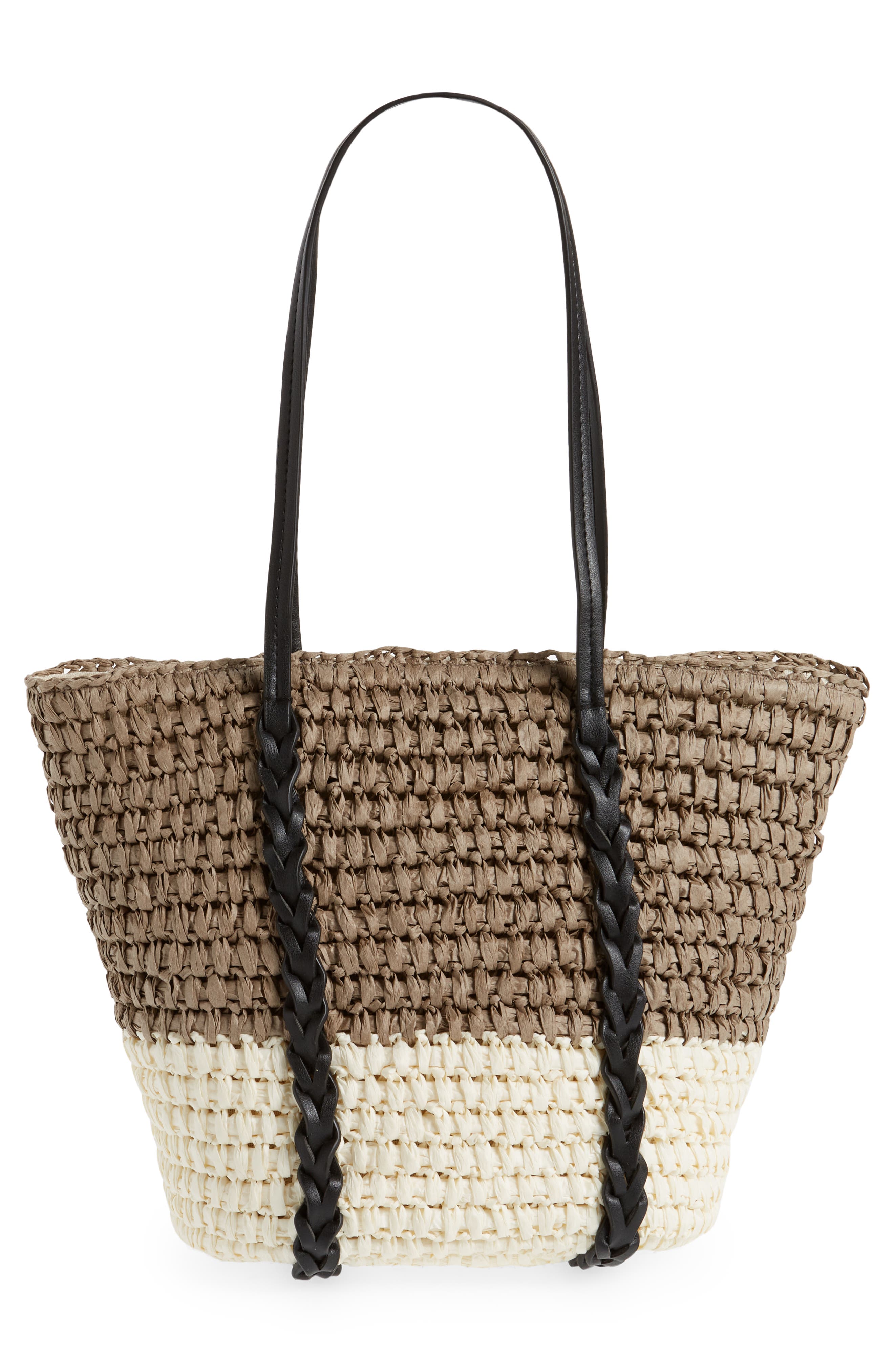 BTB Los Angeles Dani Stripe Tote, Alternate, color, 
