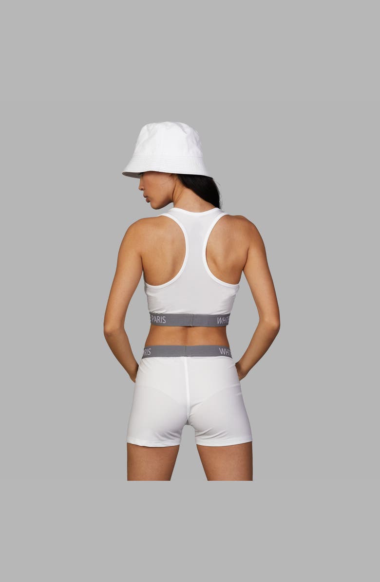 Blvck Whte Signature Short, Alternate, color, White