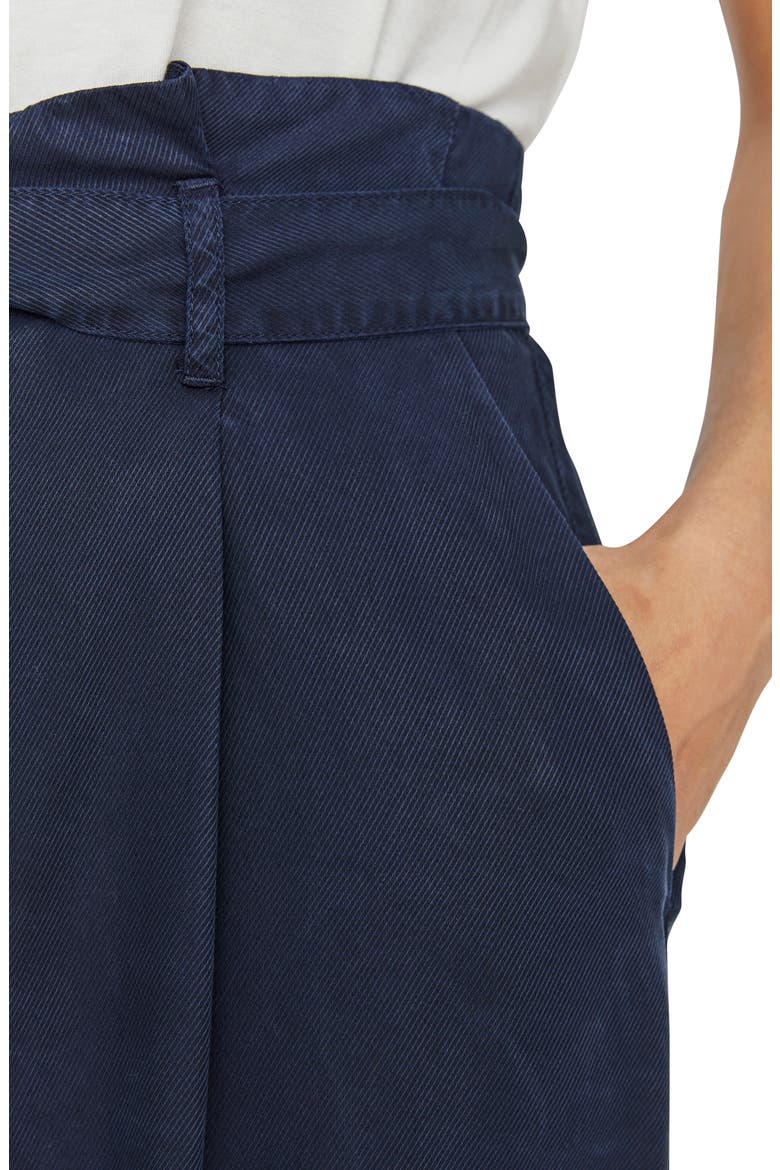 Neve Wide Leg Paperbag Pants, Alternate, color, NAVY BLAZER
