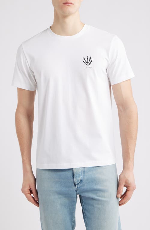 Rag & Bone Dagger Embroidered T-shirt