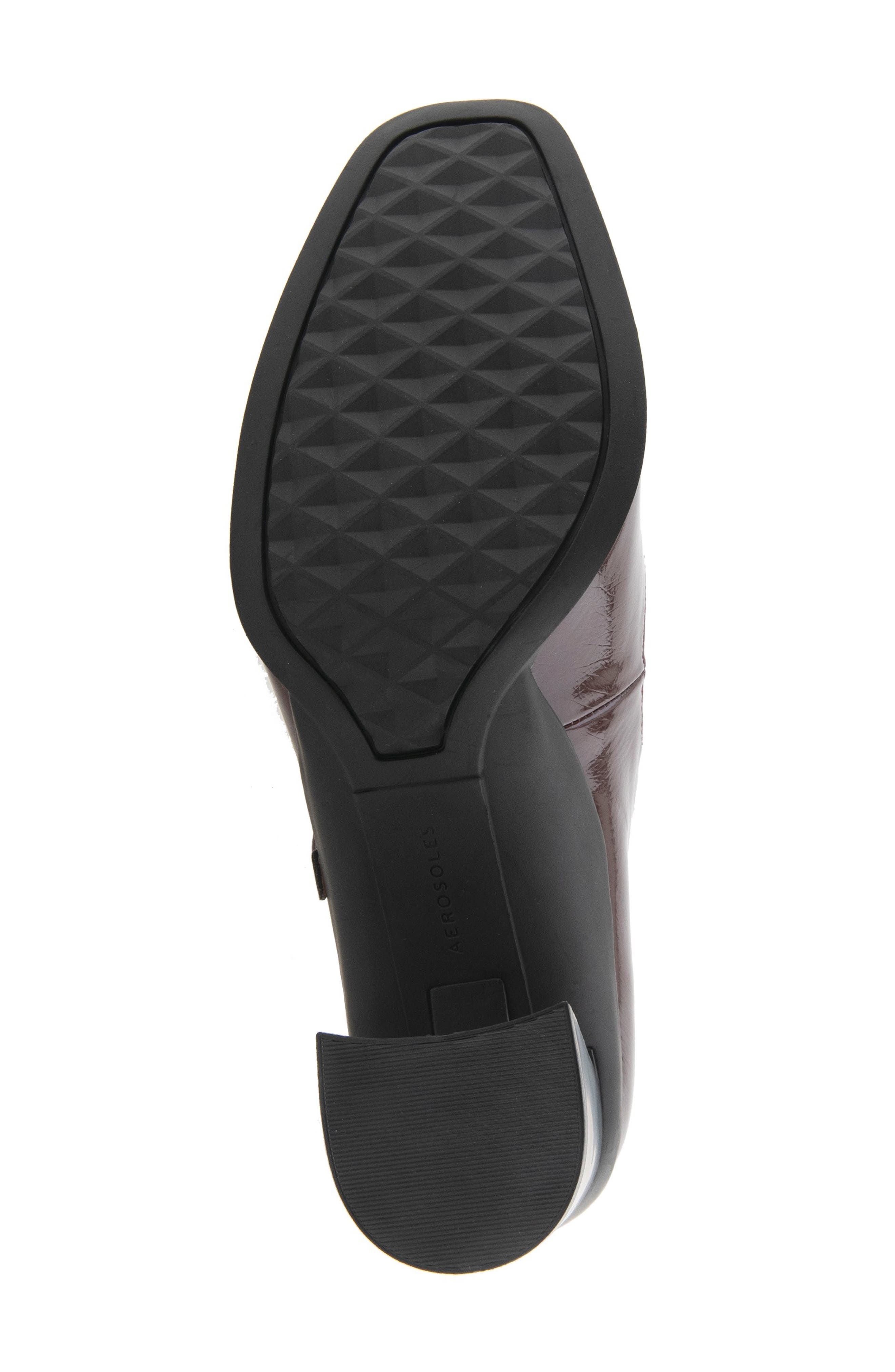 Cali Mary Jane Pump, Alternate, color, MERLOT CRINKLE FAUX LEATHER
