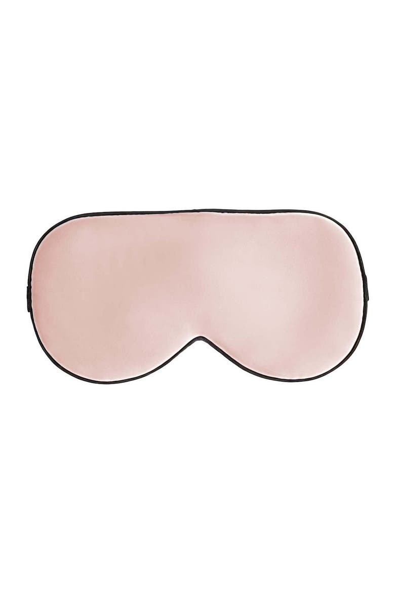 Pure Silk Elastic Band Sleep Eye Mask, Main, color, Pink