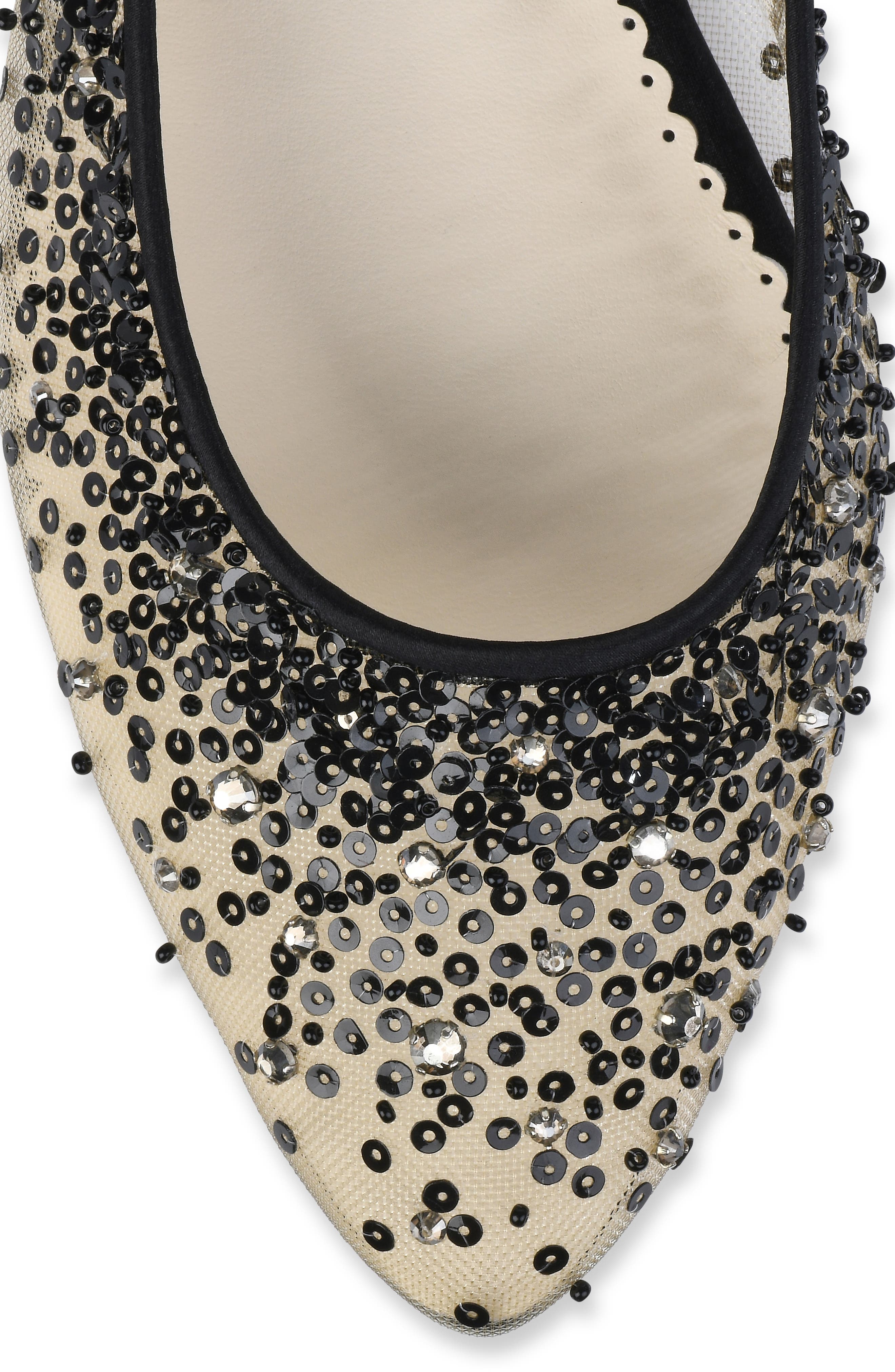 Bella Belle Ariel Sequin Flat, Alternate, color, 