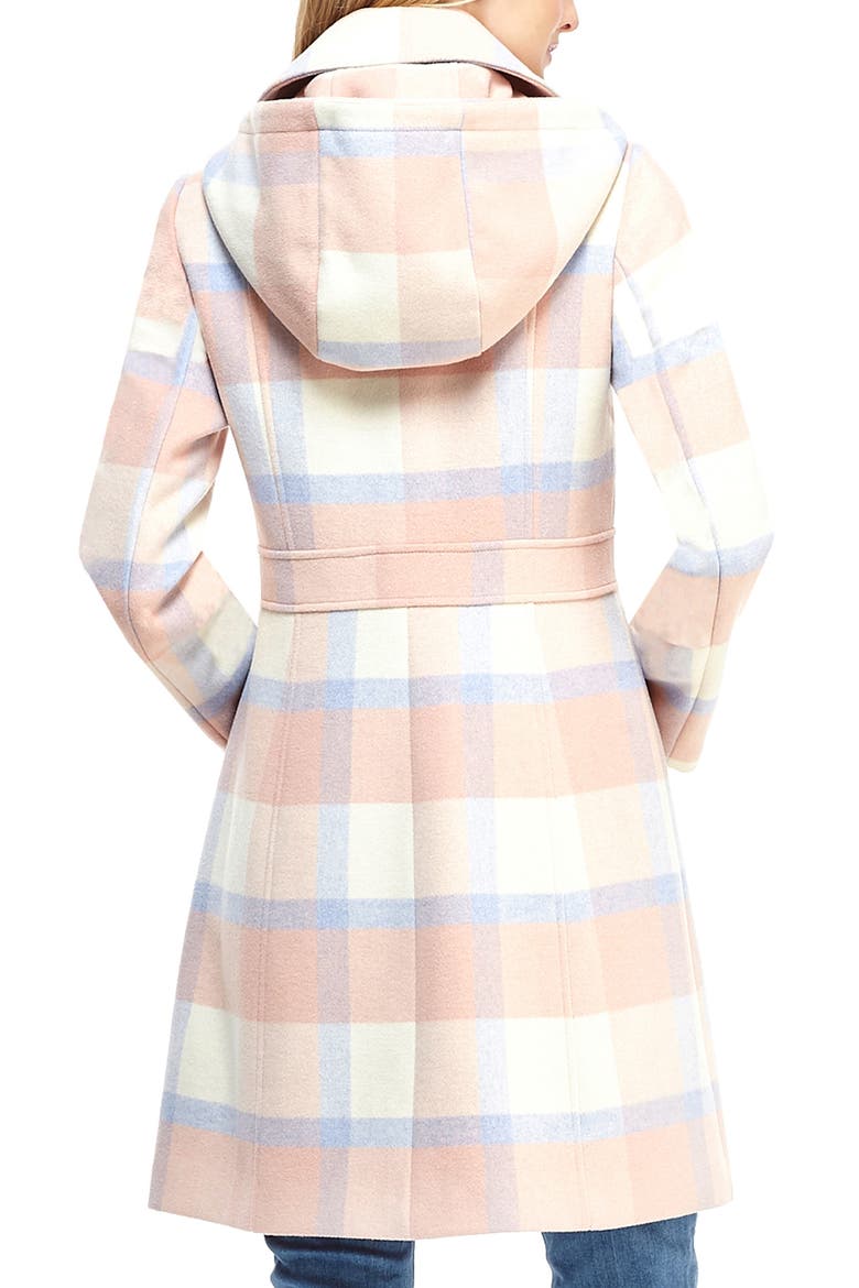 Annelise Plaid Hooded Coat (Nordstrom Exclusive), Alternate, color, MULTI
