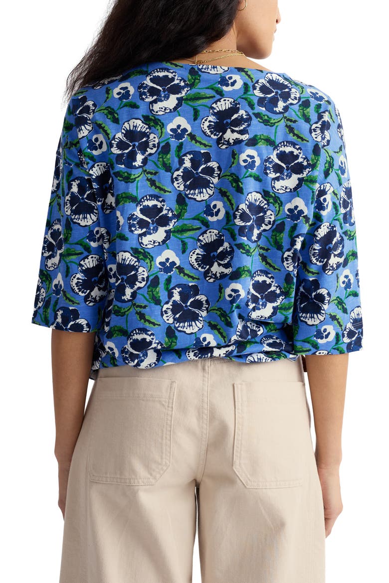Tremayne Quay Organic Cotton Top, Alternate, color, SPRING PANSY SAIL