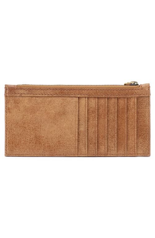 Hobo Carte Leather Card Case In Brown