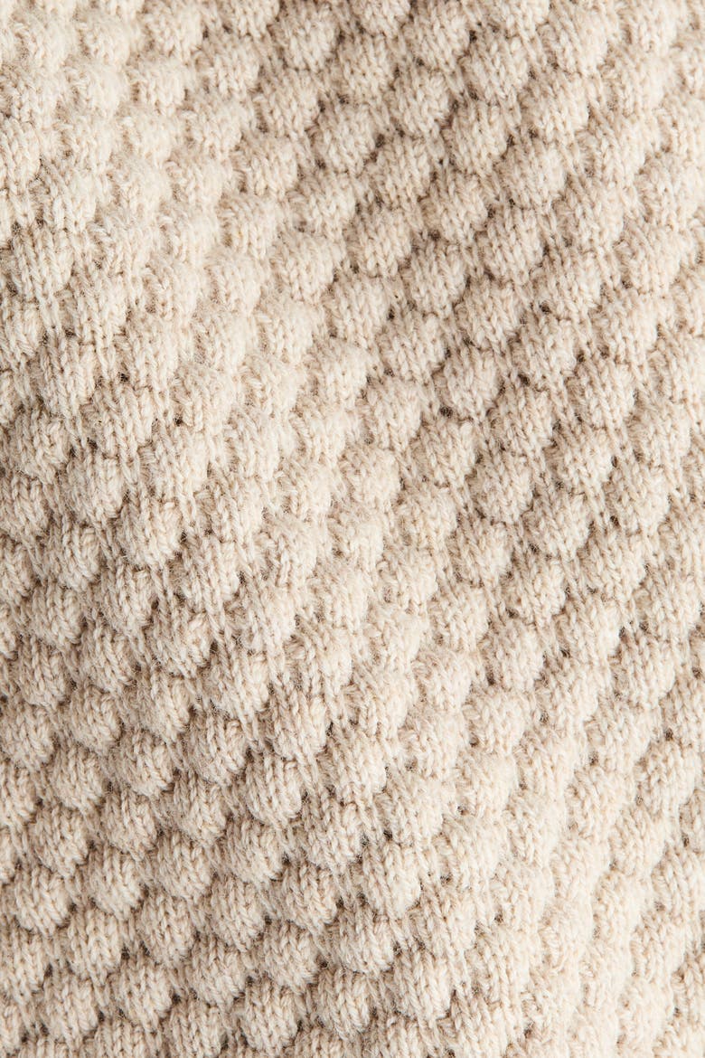 2-piece Cotton Textured-knit Set, Alternate, color, Light beige