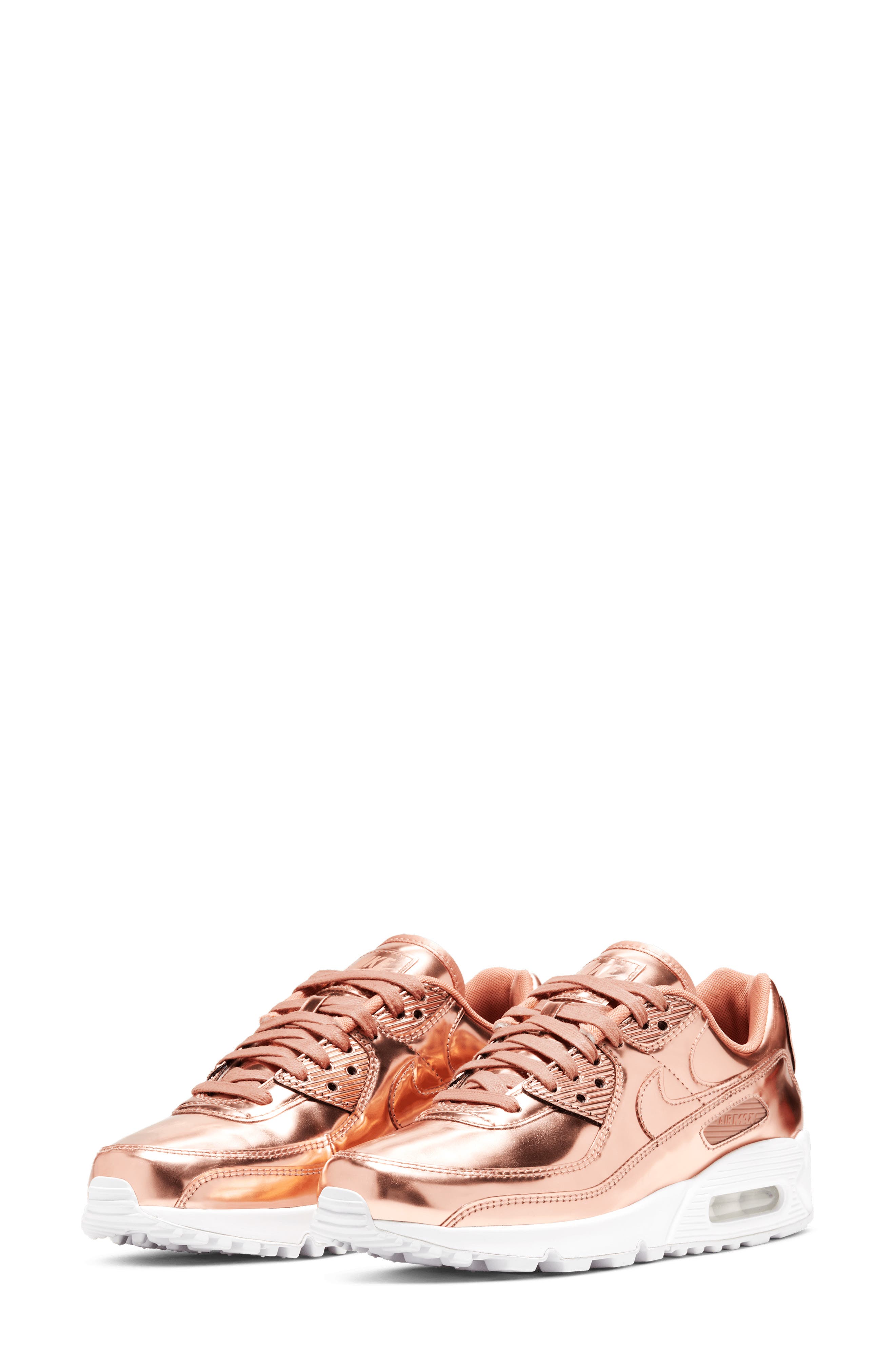 Air Max 90 SP Metallic Sneaker, Main, color, ROSE GOLD/ RED BRONZE/ WHITE