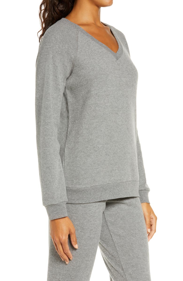 PJ Salvage Thermal V-Neck Pullover, Alternate, color,