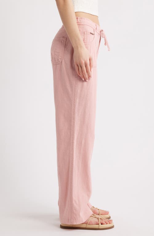 Shop Bdg Urban Outfitters Five-pocket Linen Blend Pants In Pink