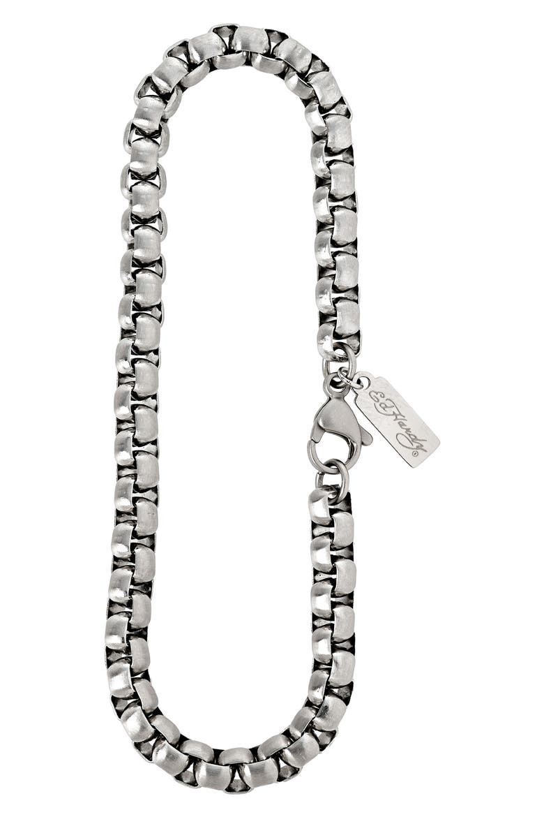 Men's Box Chain Bracelet, Alternate, color, SILVER