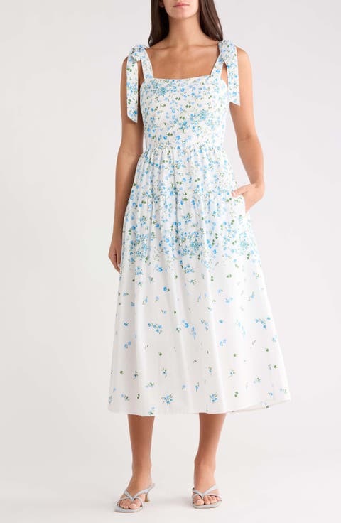 Floral Cotton Maxi Sundress