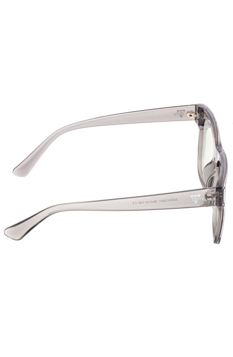 Sixty One Delos Polarized Sunglasses, Alternate, color, Grey/Clear