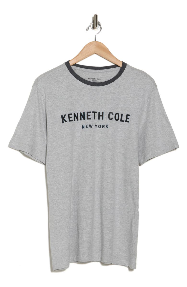 Kenneth Cole Logo Crewneck Sleep T-Shirt, Alternate, color,