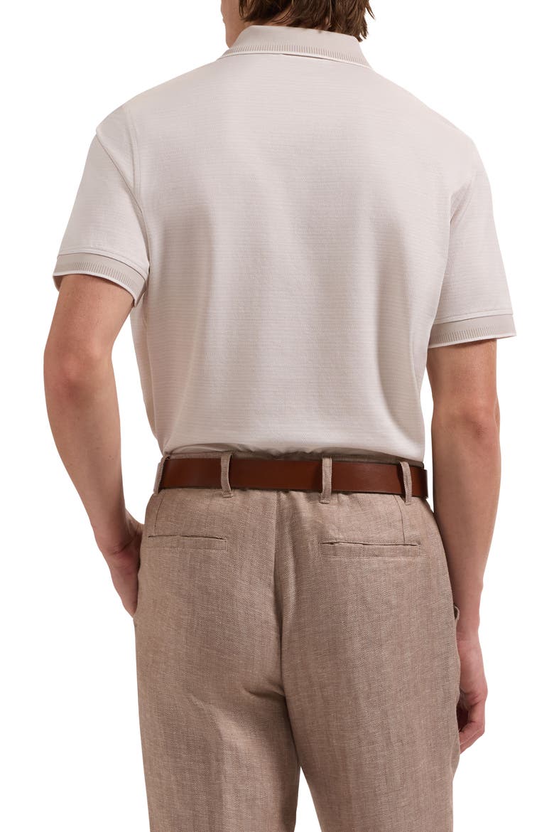 Jacquard Cotton Polo, Alternate, color, LIMESTONE