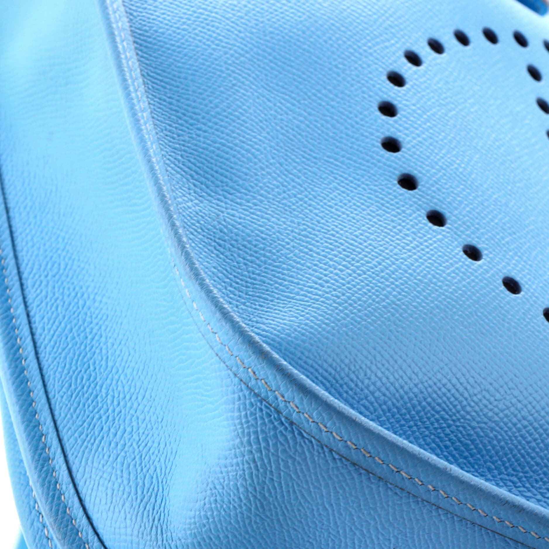 Pre-Owned Hermes Evelyne Bag Gen III Epsom PM, Alternate, color, Celeste