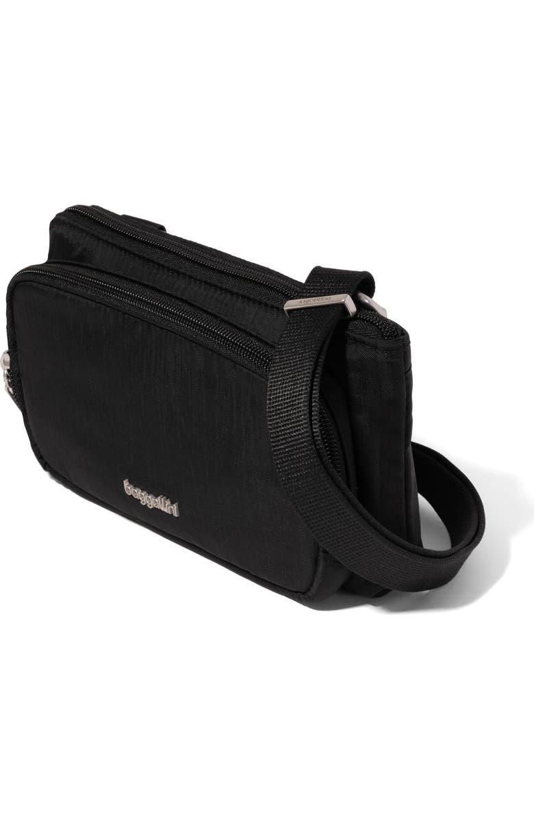 BAGGALLINI Securtex Anti-Theft Mini Wallet Crossbody, Alternate, color, Black