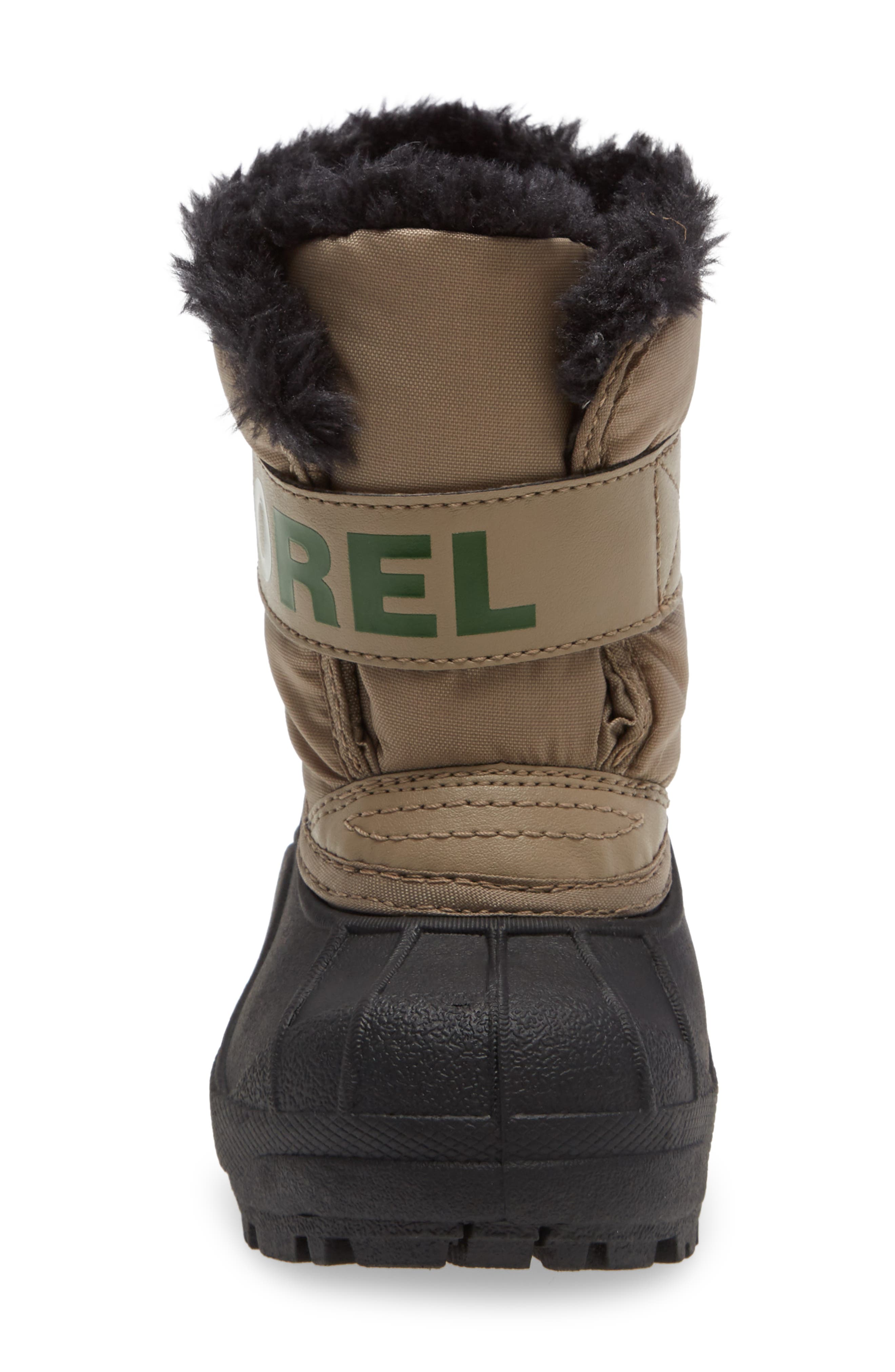 Kids' Snow Commander Insulated Waterproof Boot, Alternate, color, KHAKI