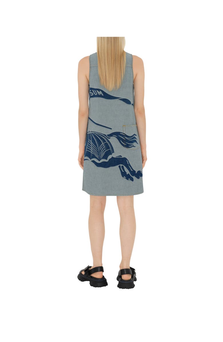 Burberry EKD Denim Dress, Alternate, color, 