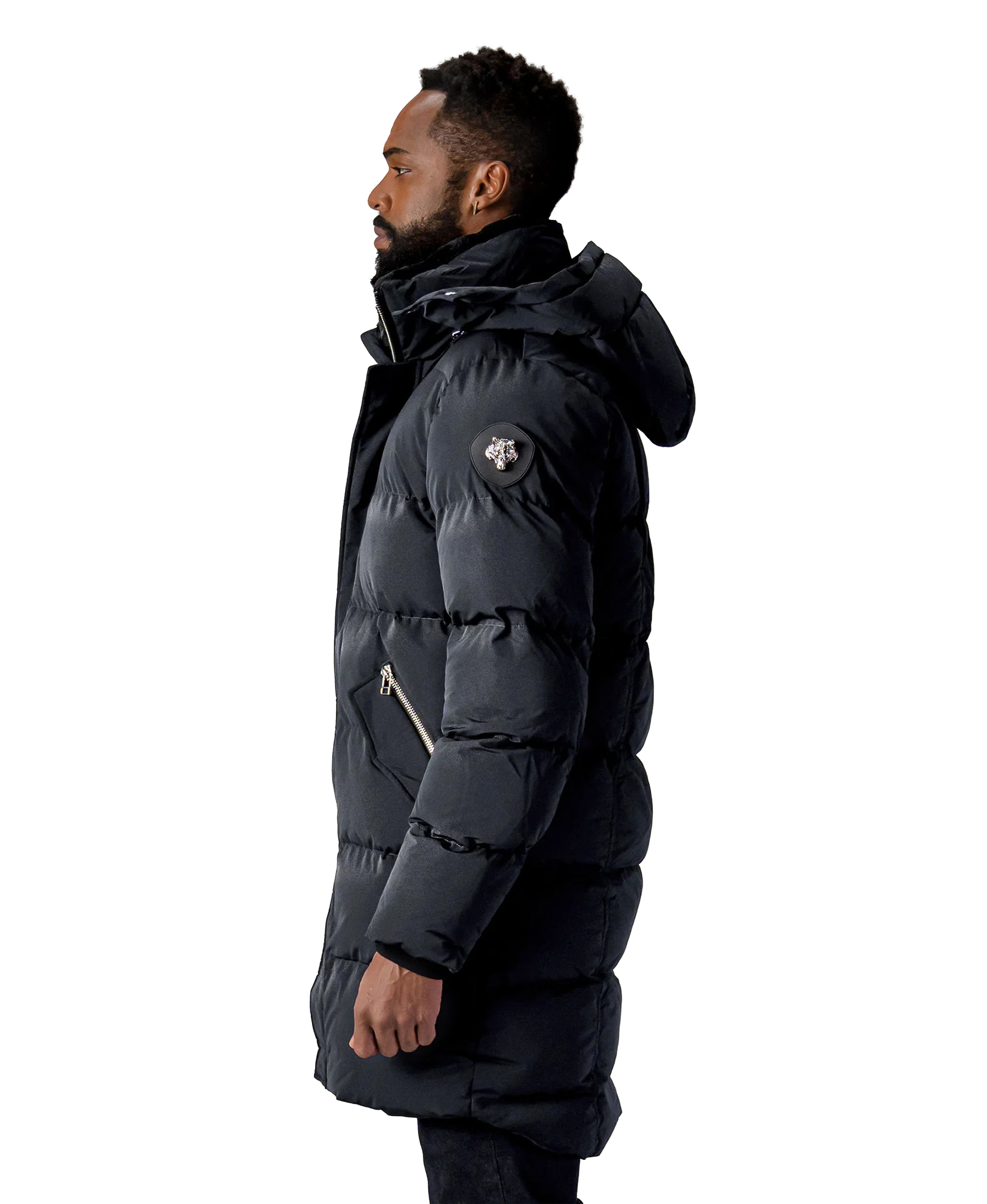 Men's Penguin Long Length Quilted Coat - image 2