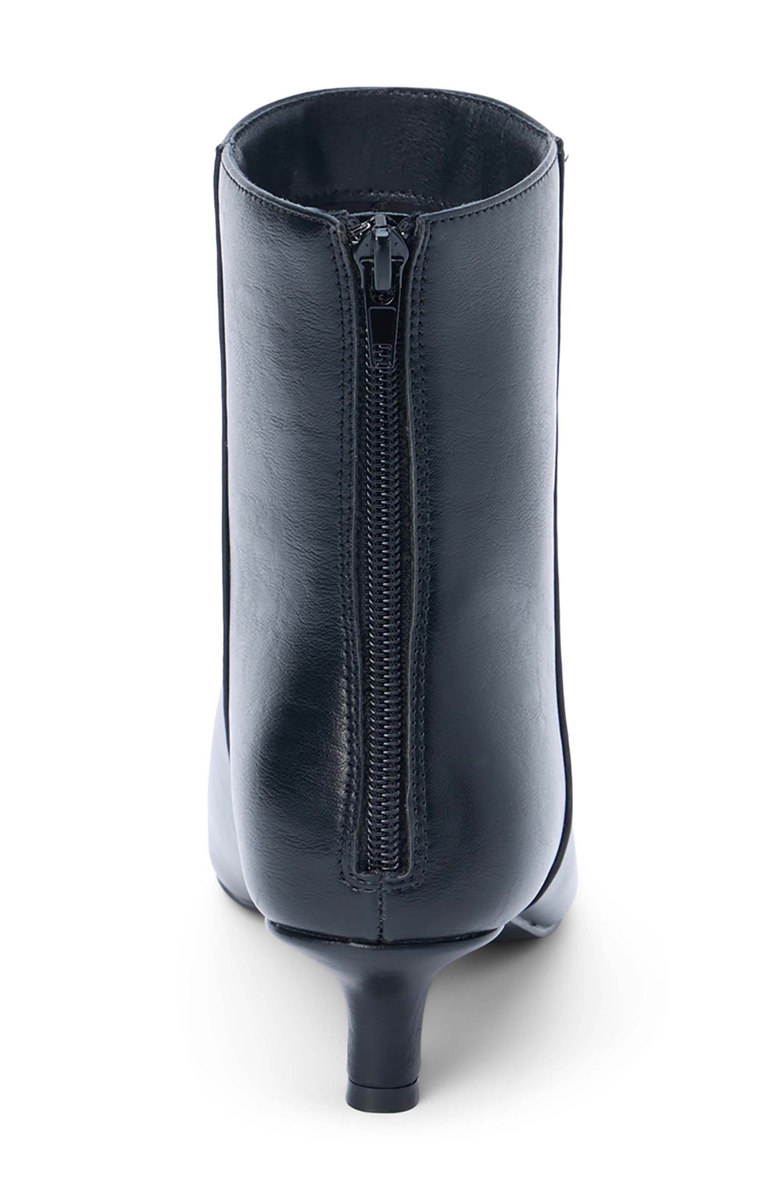 Genesis Kitten Heel Bootie, Alternate, color, BLACK