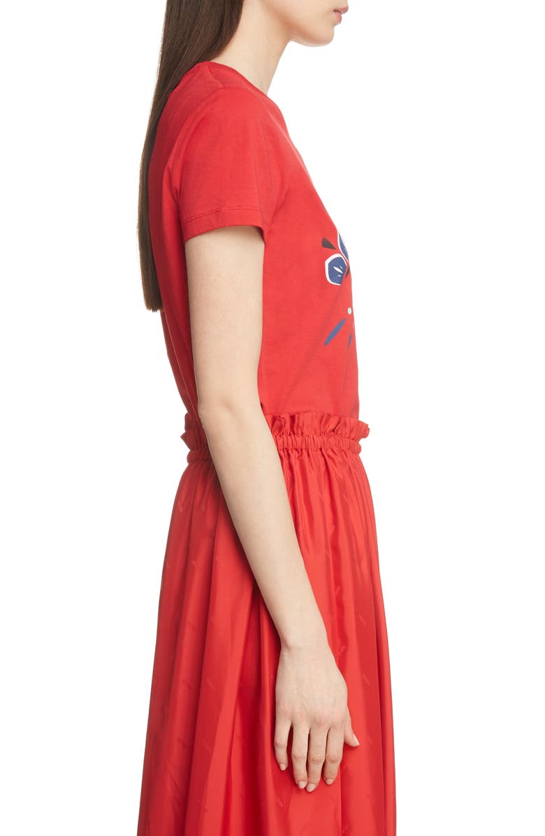 KENZO Eye Classic Tee, Alternate, color, Medium Red