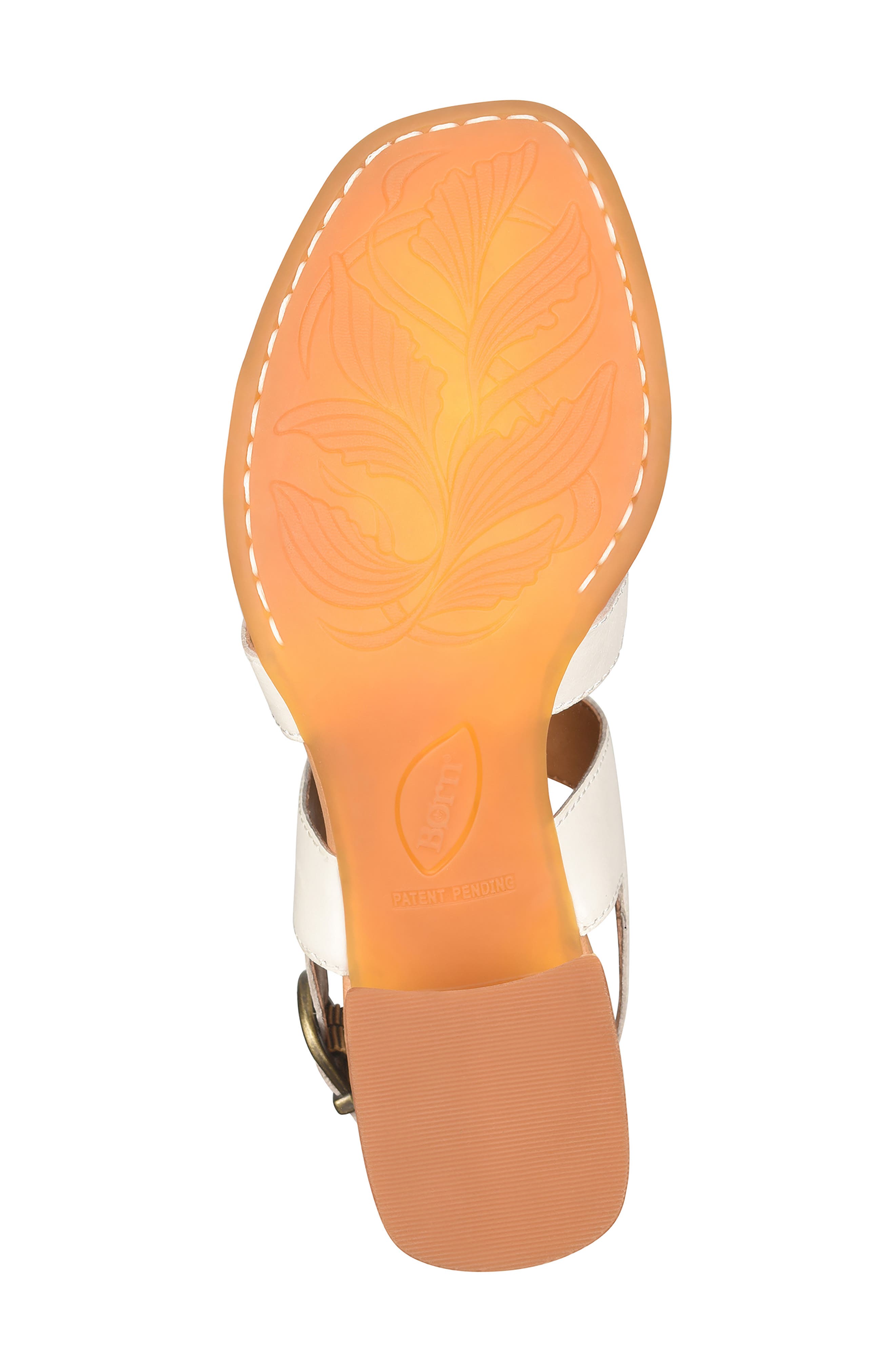 Secan Block Heel Sandal, Alternate, color, WHITE