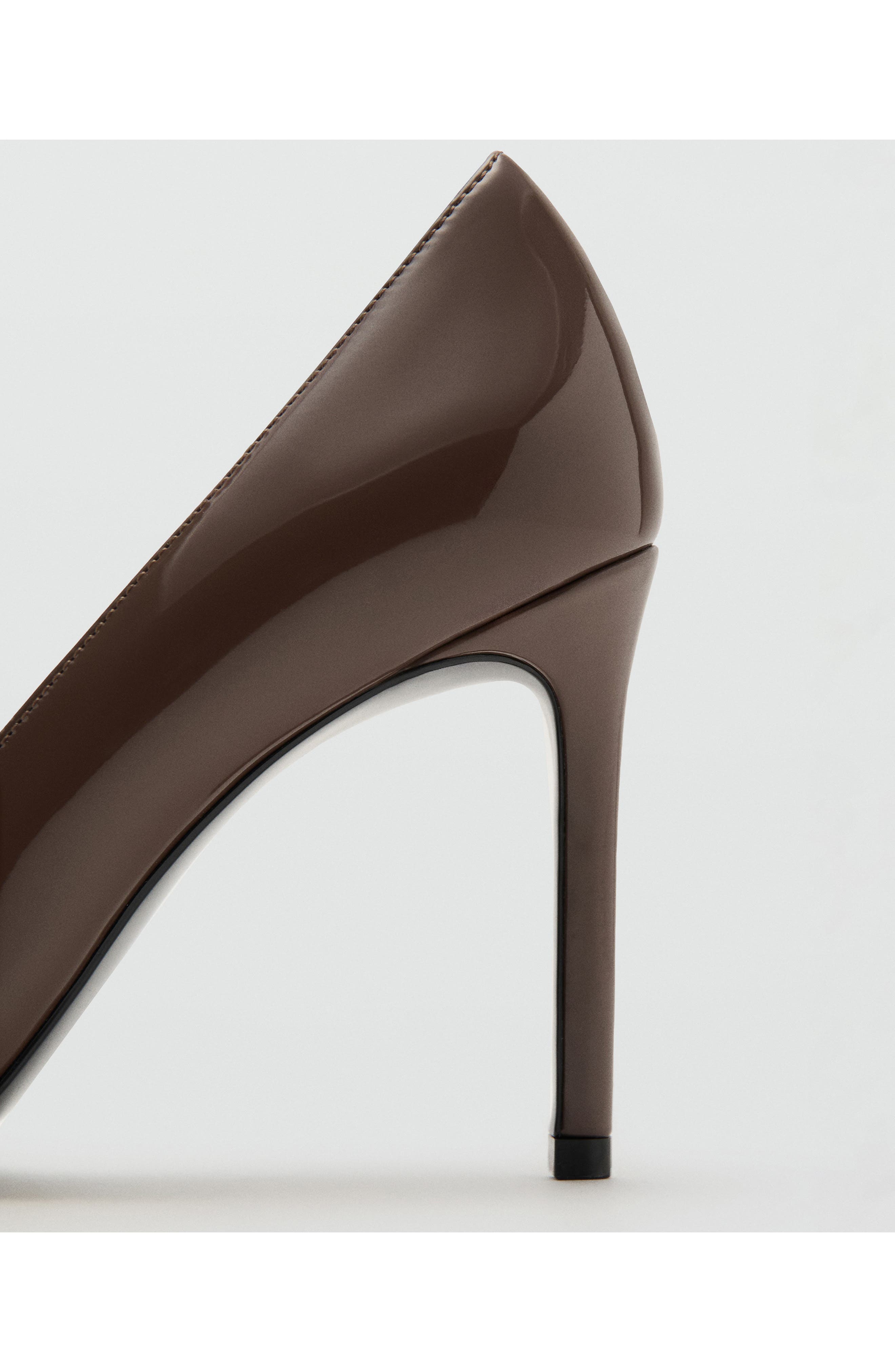 Audrey Half d'Orsay Pump, Alternate, color, CHOCOLATE