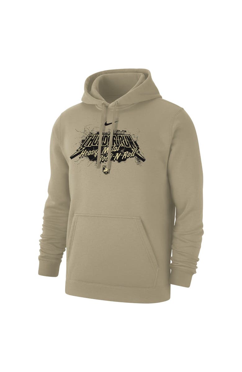 Nike Men's Nike Gold Army Black Knights 2023 Rivalry Collection Heavy Metal Club Fleece Pullover Hoodie, Alternate, color, Gold