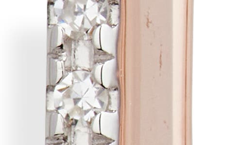 Monica Vinader Naida Diamond Climber Earrings In Gold