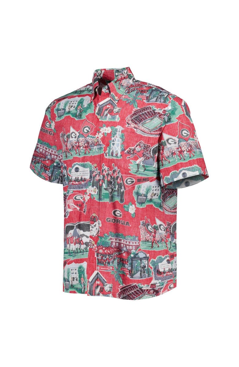 Reyn Spooner Men's Reyn Spooner Red Georgia Bulldogs Scenic Button-Down Shirt, Alternate, color, Red