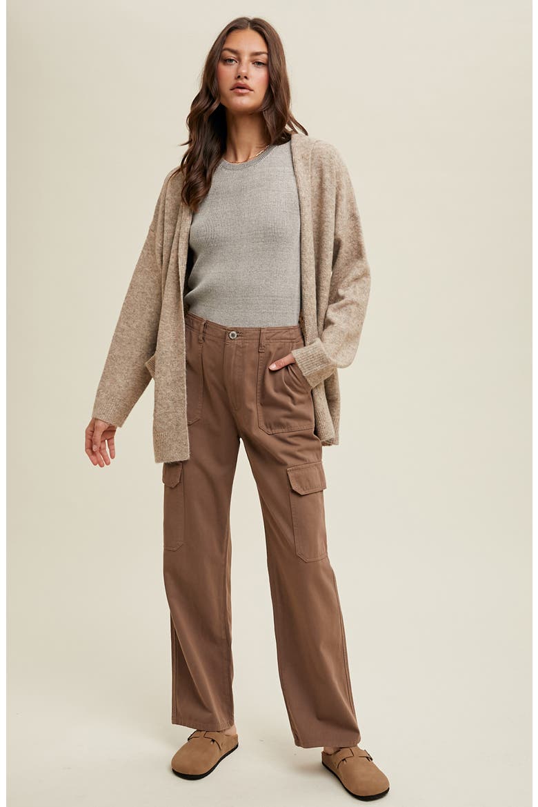 Straight Leg Cargo Pants, Alternate, color, MOCHA