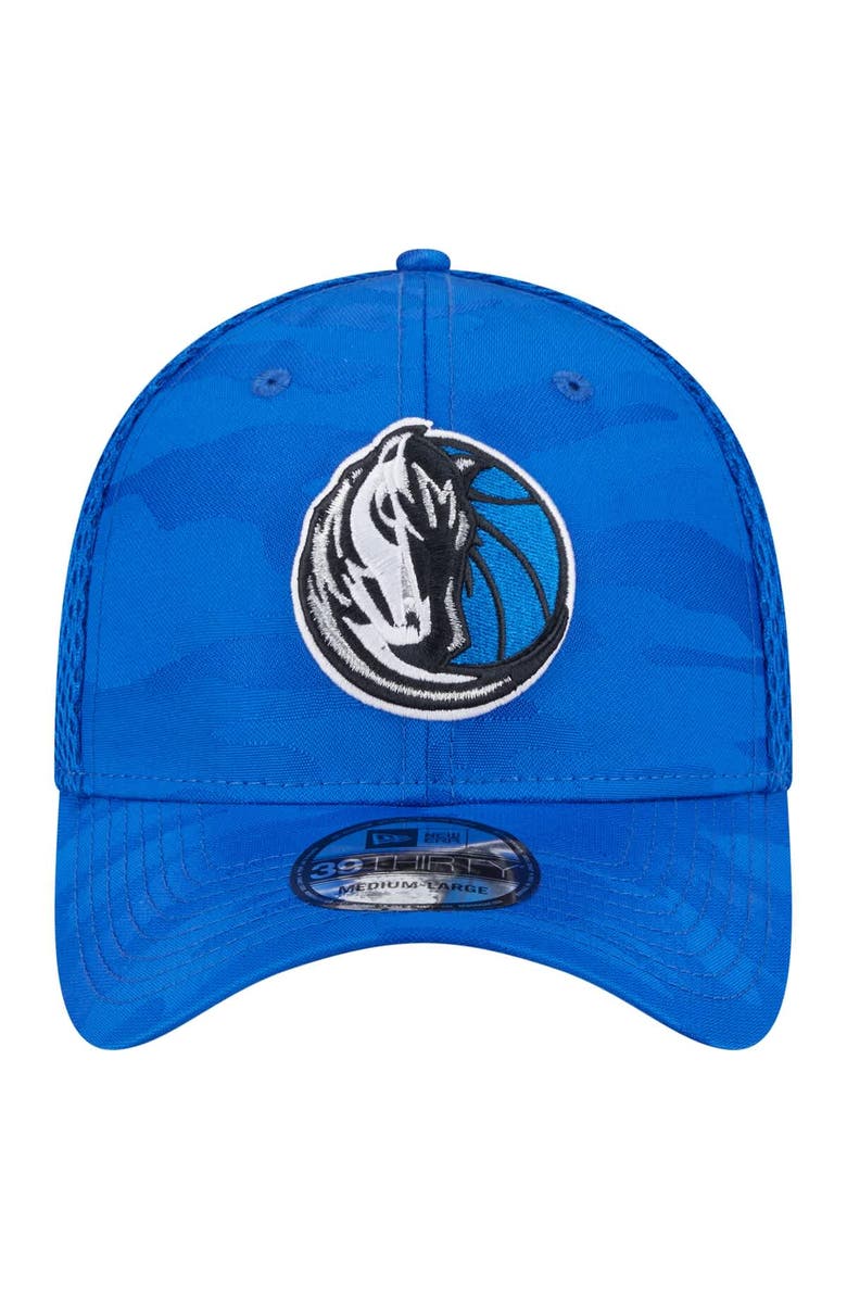 New Era Men's New Era  Blue Dallas Mavericks Subtle Camo 39THIRTY Flex Hat, Alternate, color, Blue
