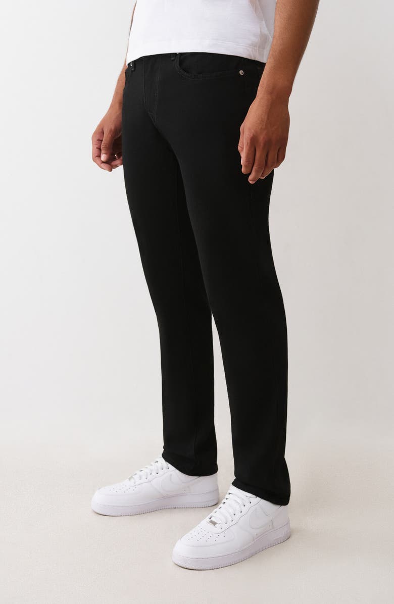 True Religion Geno Stud Slim Fit Jeans, Alternate, color, Rinse Black