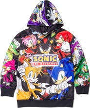 SEGA Sonic the Hedgehog Fleece Hooded Sweatshirt