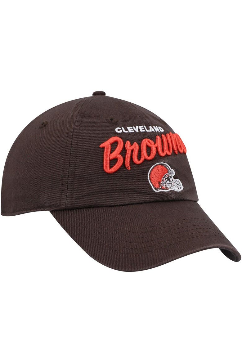 Women's '47 Brown Cleveland Browns Phoebe Clean Up Adjustable Hat, Alternate, color, Brown