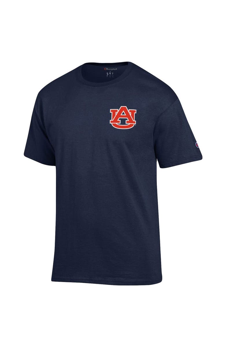 Champion Men's Champion Navy Auburn Tigers Stack 2-Hit T-Shirt, Alternate, color, Navy