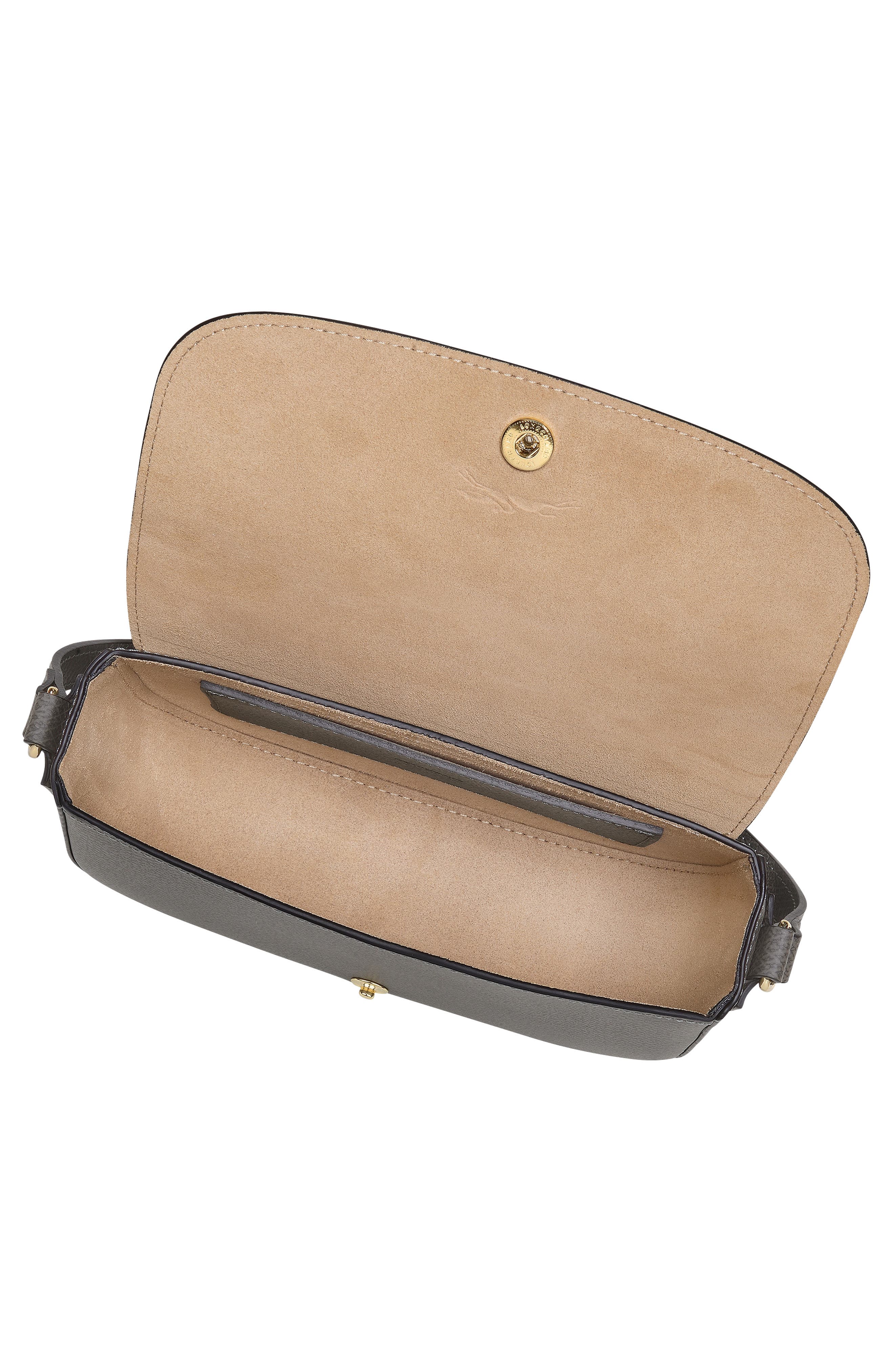 Longchamp Épure Leather Crossbody Bag, Alternate, color, Turtledove