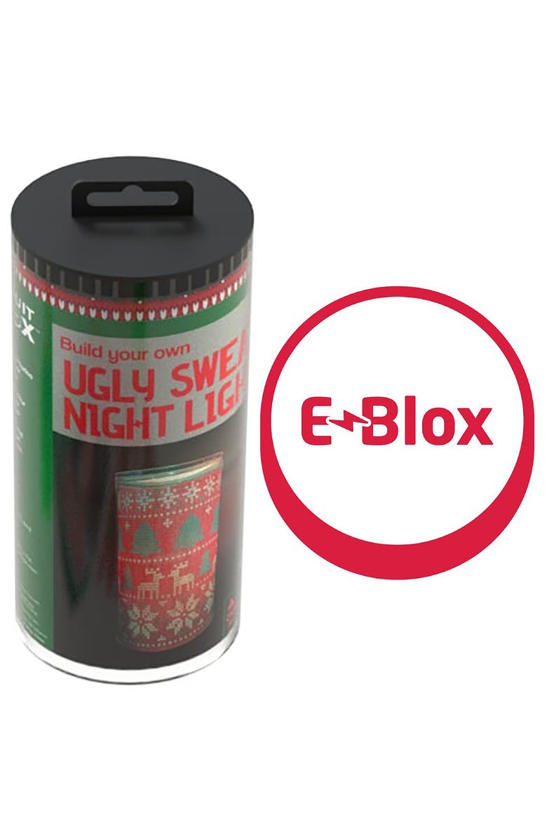 E-Blox Power Blox Byo Holiday Night Light Ugly Sweater Ages 5+, Alternate, color, Multicolored