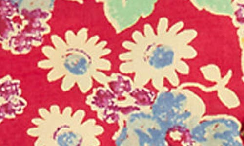 Polo Ralph Lauren Kids' Lemon Floral Slub Cotton Sundress In Lemon Floral