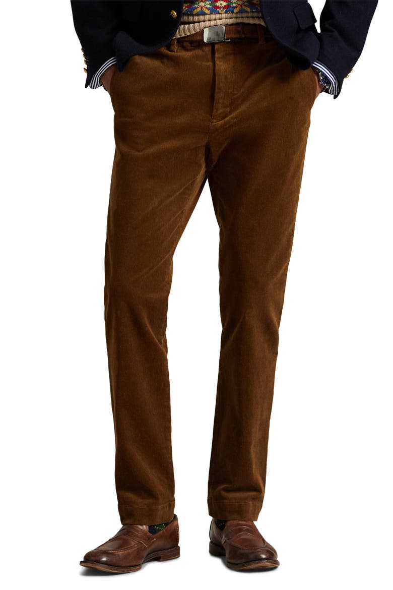 Andover Slim Fit Stretch Corduroy Pants, Main, color, MODERN TRAVELER TAN