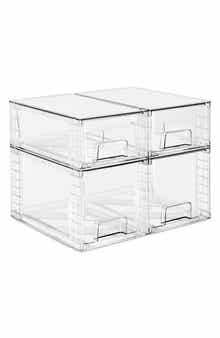 4-Piece Stackable Storage Drawers