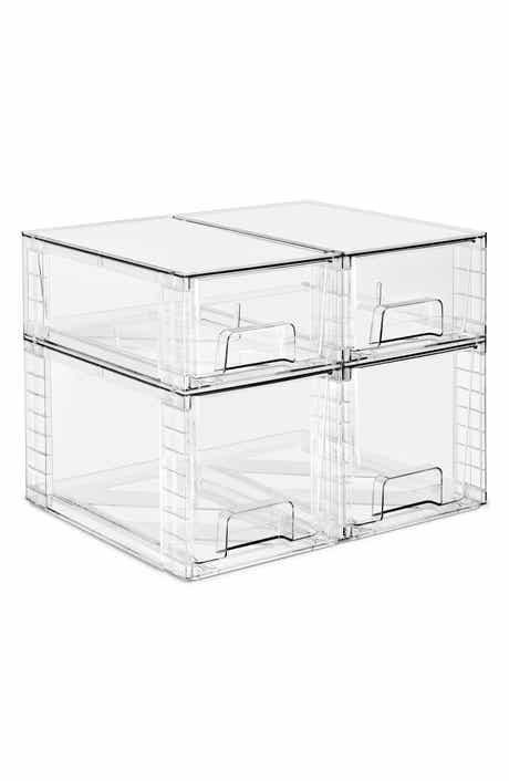 4-Piece Stackable Storage Drawers