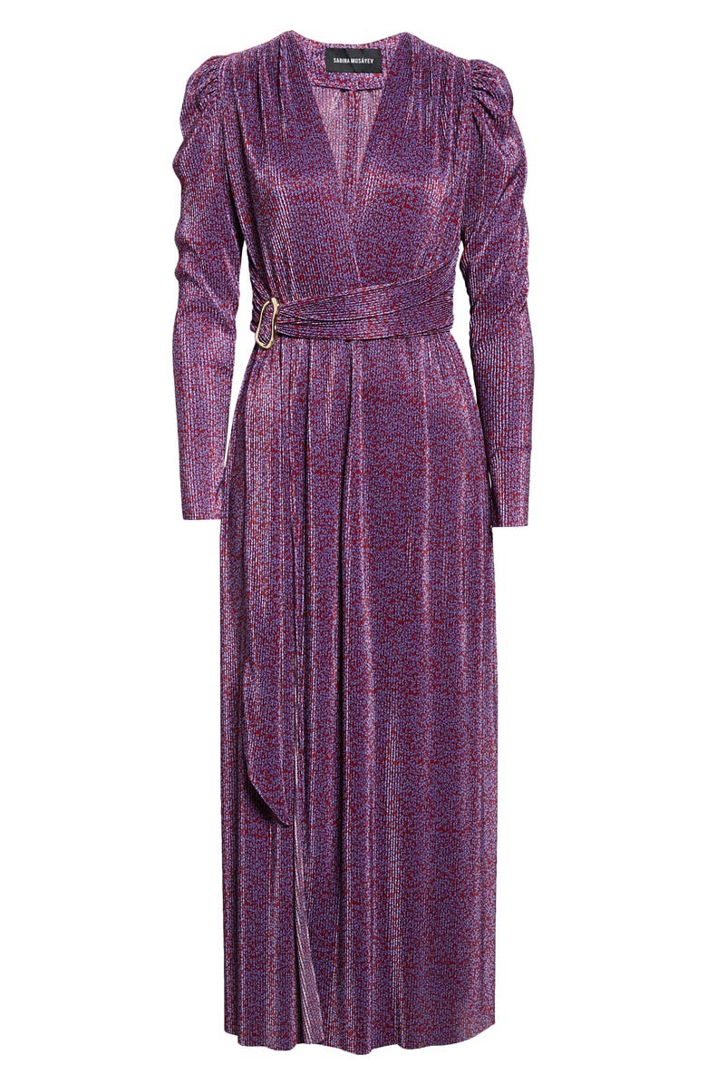 Sabina Musayev Hadar Long Sleeve Dress, Alternate, color, 