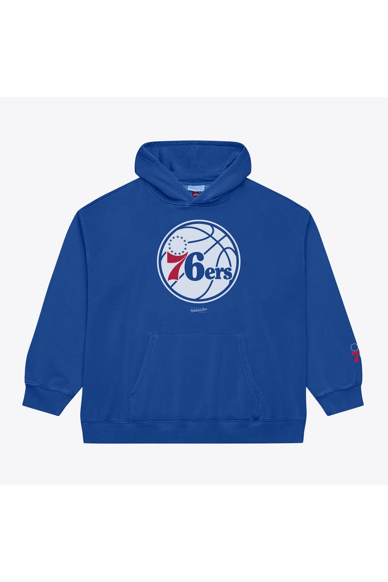 Men's Mitchell & Ness  Royal Philadelphia 76ers Basic Fleece Hoodie, Main, color, Royal
