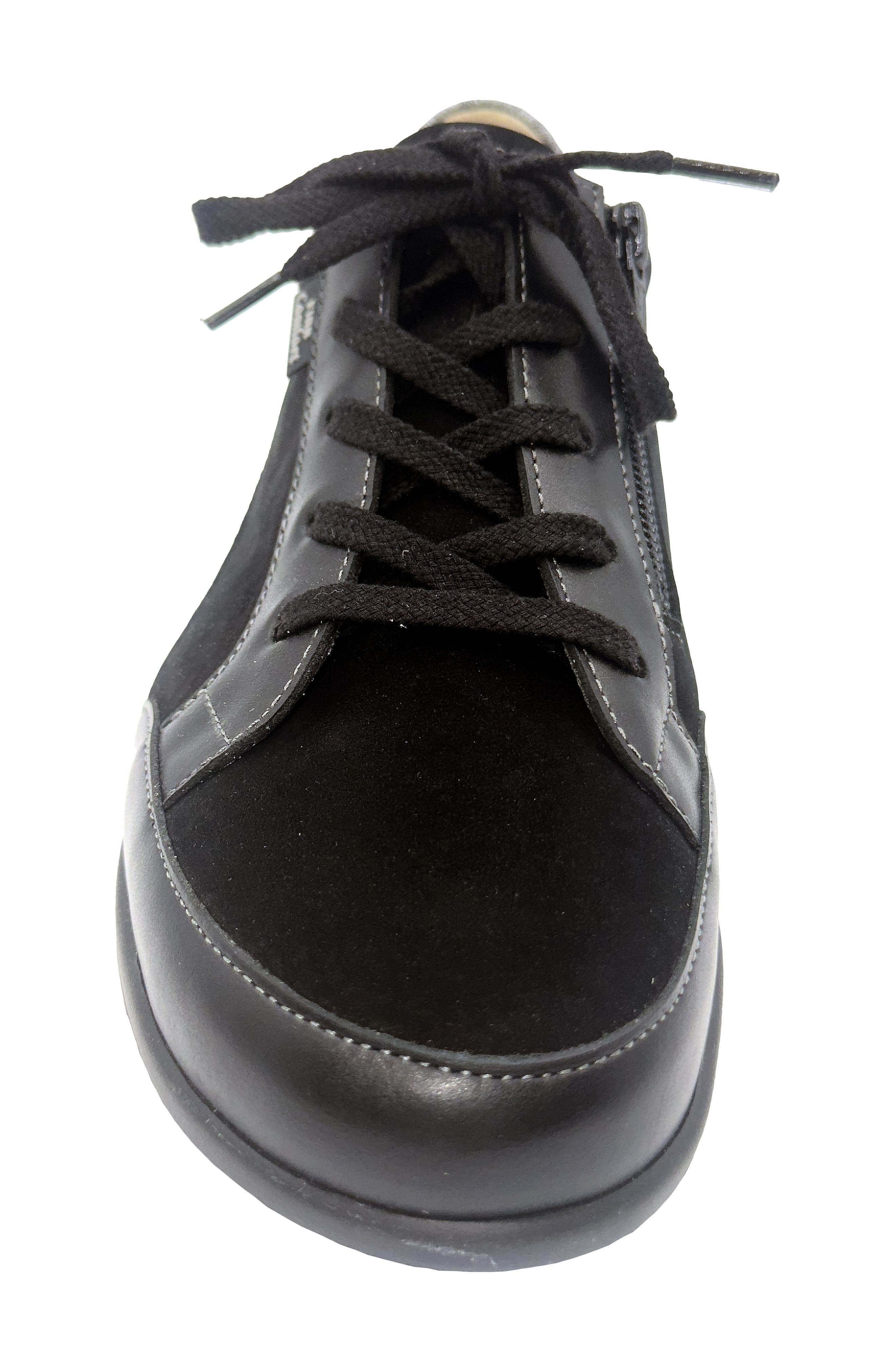 Finn Comfort Prato Sneaker, Alternate, color, Black / Platinum