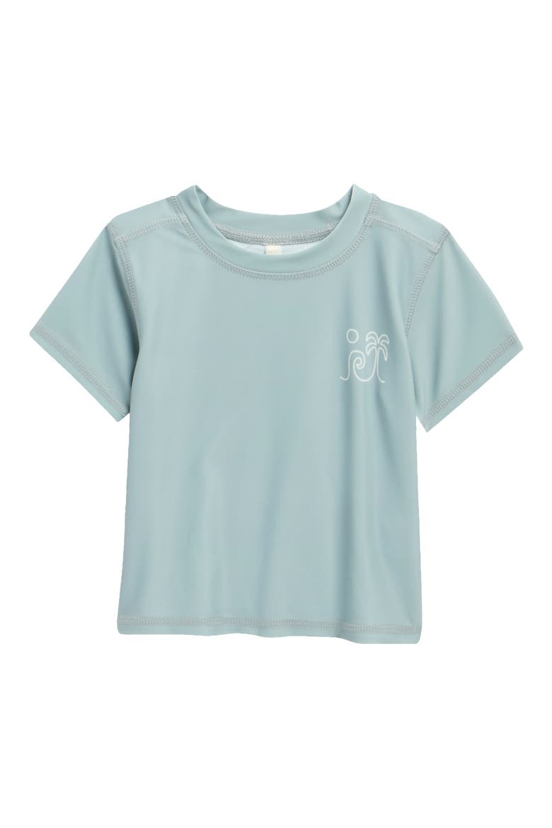Short Sleeve Rashguard, Main, color, SEA GREEN